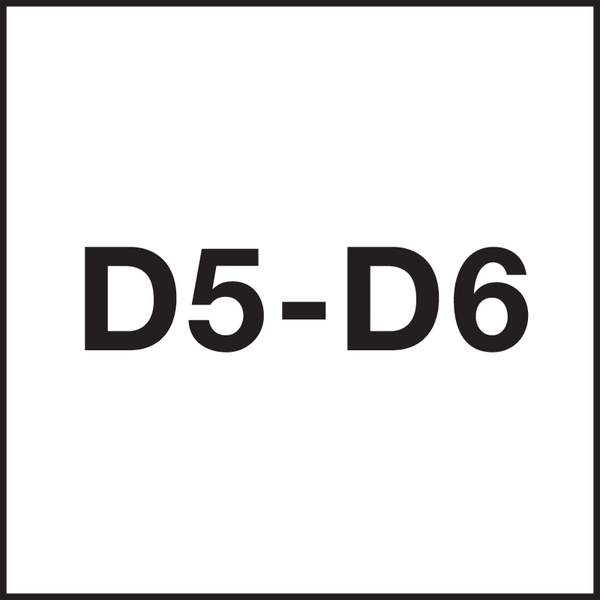 Tolerans fält: D5-D6
