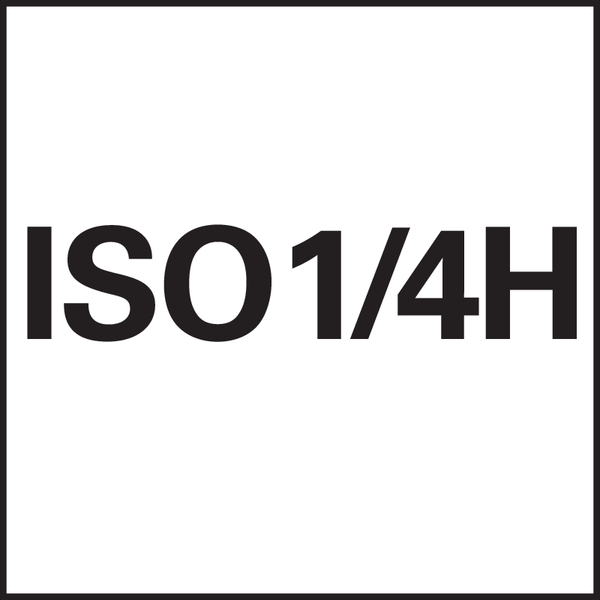 Tolerans fält: ISO1/4H